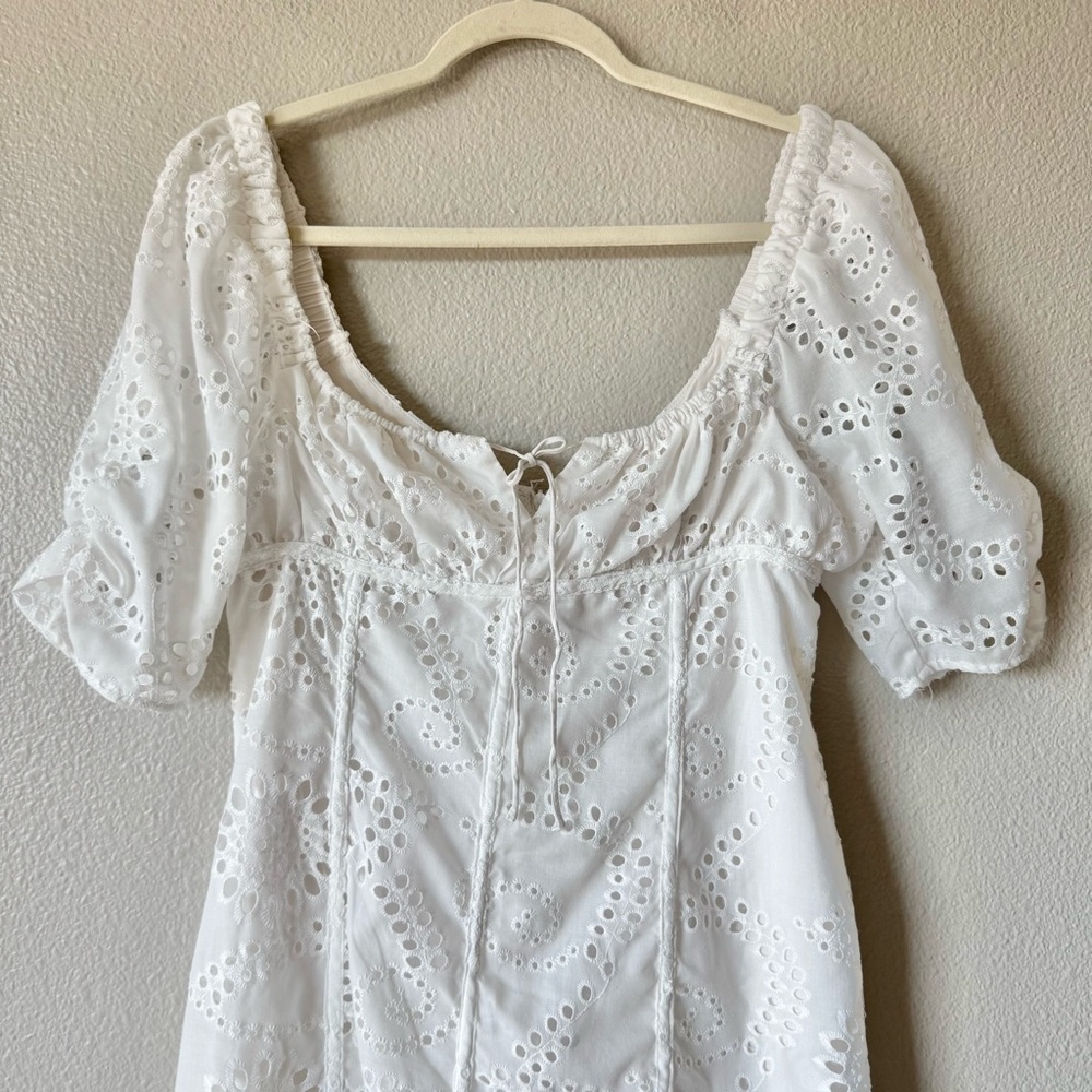 All in Favor Eyelet Embroidered Dress - Picture 6 of 10